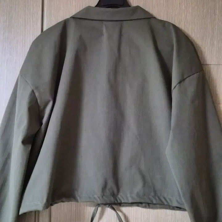[BUNJANG] Khaki Crop Thin Field Jacket M / 카키색 크롭 얇은 야상 점퍼 스타일 M