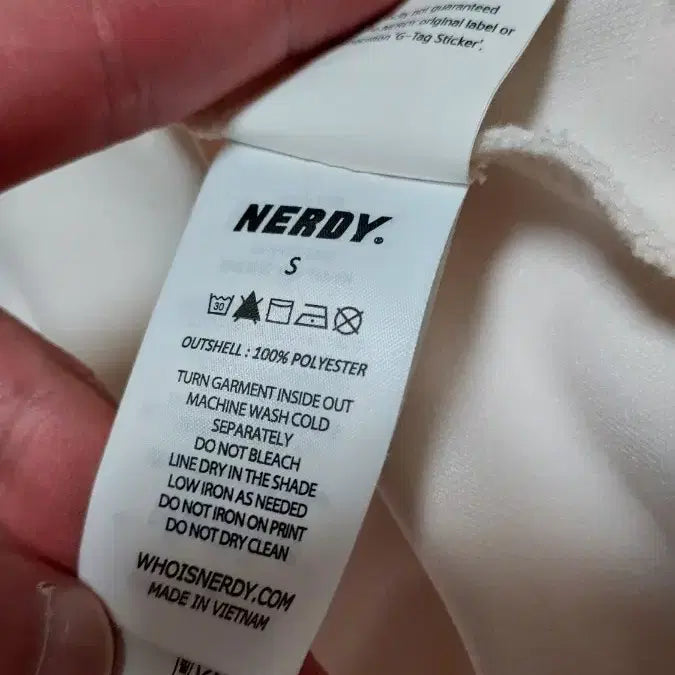 [BUNJANG] Nerdy Seoul Cream Track Top / 21년도 널디 크림 트랙탑 seoul
