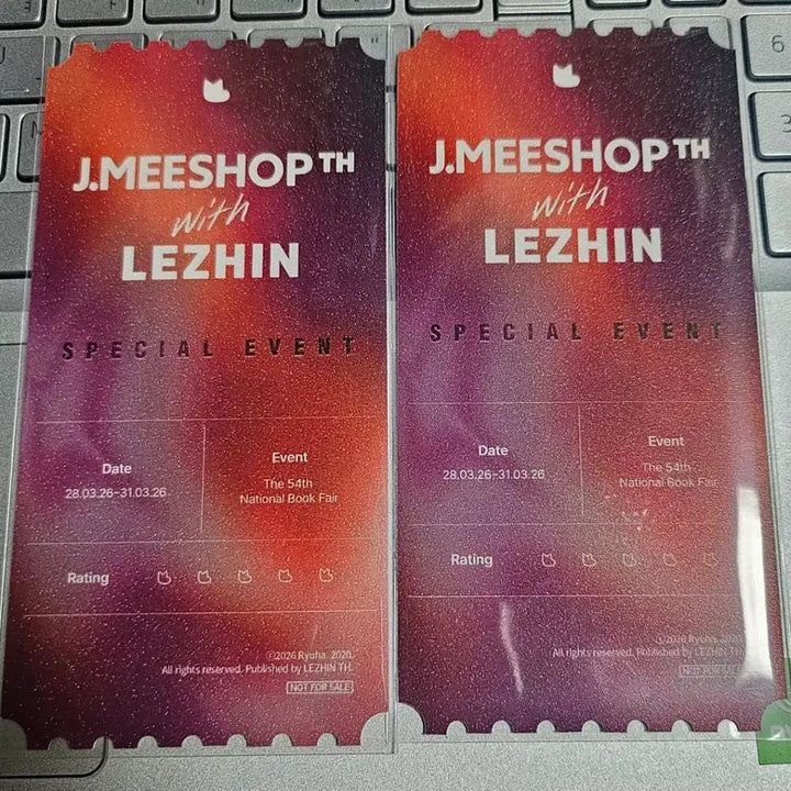 [BUNJANG] Bomtoon Resin Thai Book Fair Random Ticket Biskit Hoyeon, Taebeom / 봄툰 레진 태국 북페어 랜덤티켓  비스킷 호연, 태범