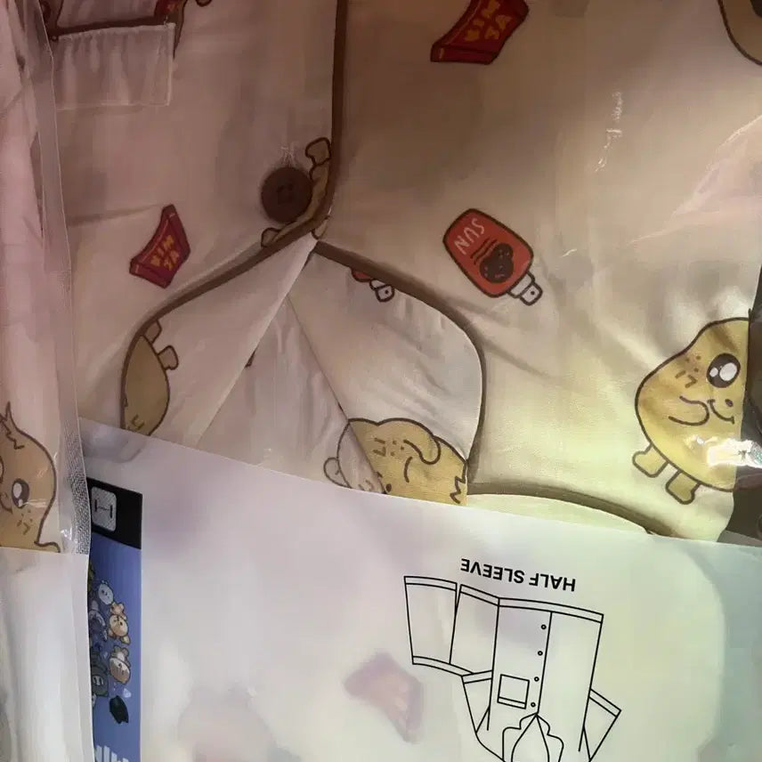 [BUNJANG] SEVENTEEN mini teen Short Sleeve Pajamas Kimja / 현물) 세븐틴 미니틴 반팔 파자마 김자