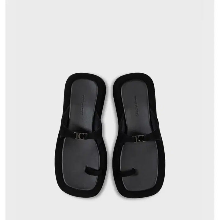 [BUNJANG] Low Classic Suede Flip-Flop Sandals / 로우클래식플립플랍