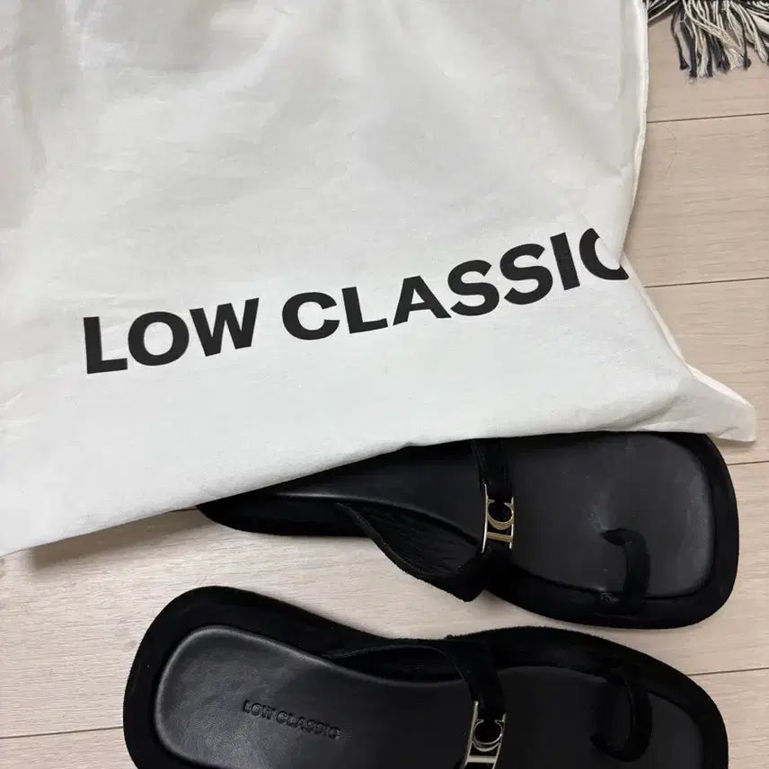 [BUNJANG] Low Classic Suede Flip-Flop Sandals / 로우클래식플립플랍