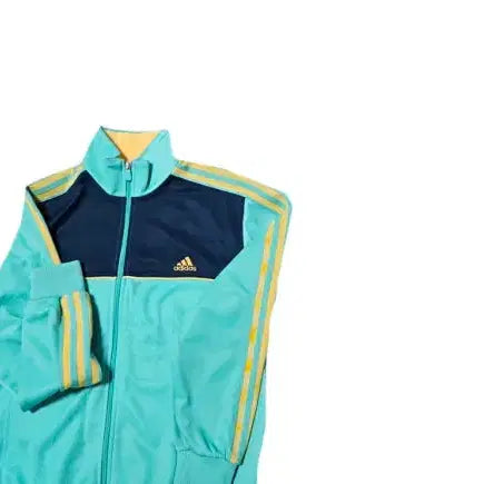 [BUNJANG] Adidas Old Skool Vintage Three-Stripes Big Logo Jersey Jacket / 아디다스 올드스쿨 빈티지 삼선 빅로고 져지 자켓