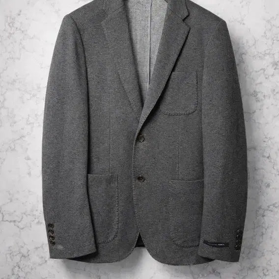 [BUNJANG] Hazzys Slim Fit Gray Jacket / 헤지스 간절기용 고급 자켓
