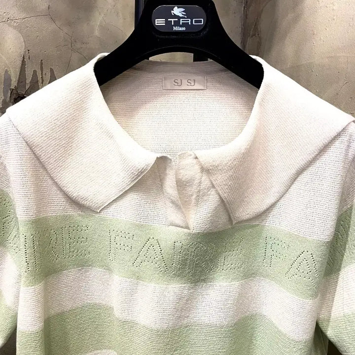 [SOLD OUT] 23년 SJSJ 세일러카라 반팔니트 55~66