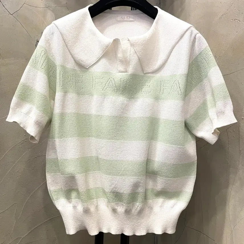 [SOLD OUT] 23년 SJSJ 세일러카라 반팔니트 55~66