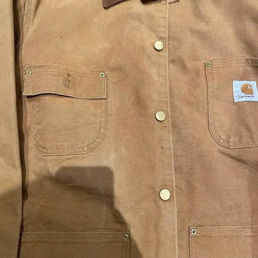 [BUNJANG] Carhartt 90s Chore Jacket Brown / 90s 칼하트 초어 재킷 브라운 100