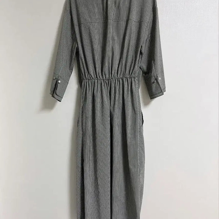 [BUNJANG] On&amp;On Striped Twist Waist Dress (Size 55) / [온앤온] 스트라이프 웨이스트 꼬임 원피스(55)
