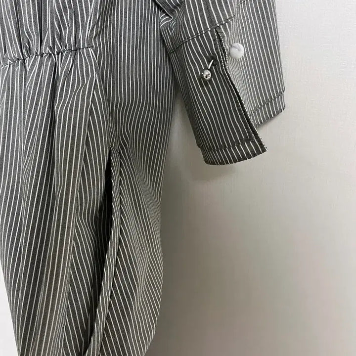 [BUNJANG] On&amp;On Striped Twist Waist Dress (Size 55) / [온앤온] 스트라이프 웨이스트 꼬임 원피스(55)