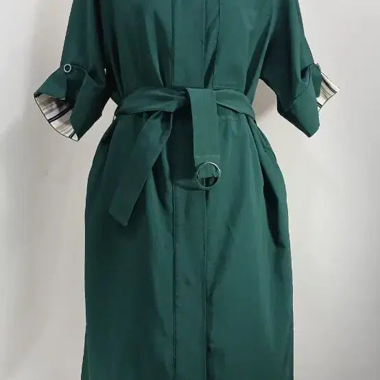 [BUNJANG] The Izzat Belted Green Dress / 더아이잗 벨트  원피스 그린
