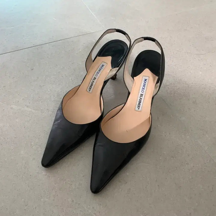 [BUNJANG] Manolo Blahnik Vintage Slingback Pumps / (30일까지 할인) 빈티지 마놀로 블라닉 슬링백 펌프스