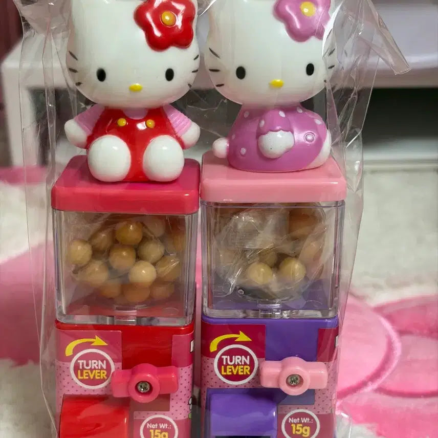 [BUNJANG] Sanrio Hello Kitty Gacha Machine Toy / 산리오 키티 고전키티 헬로키티 뽑기머신 가챠 머신 장난감 고전완구
