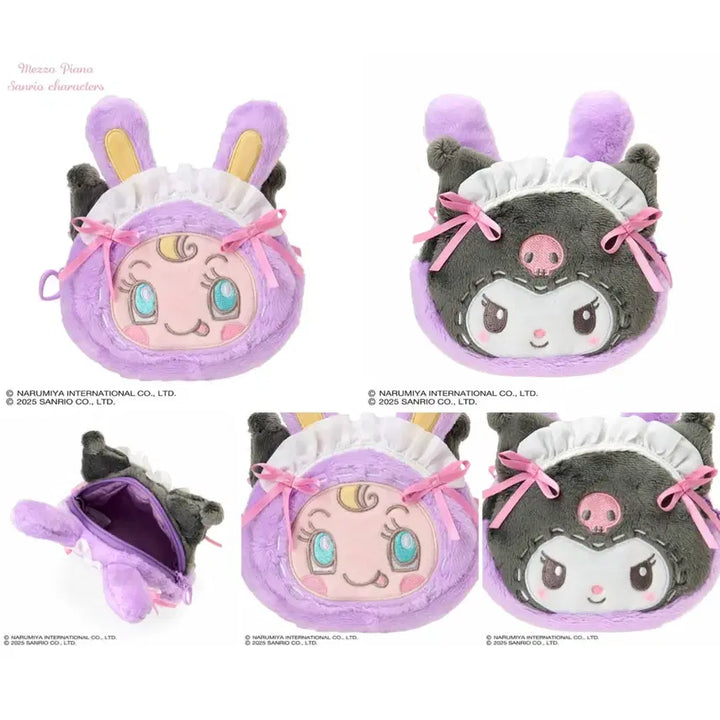 [BUNJANG] Sanrio x Mezzo Piano Collaboration Double-Sided Pouch / 산리오 x 메조피아노 콜라보 양면 파우치