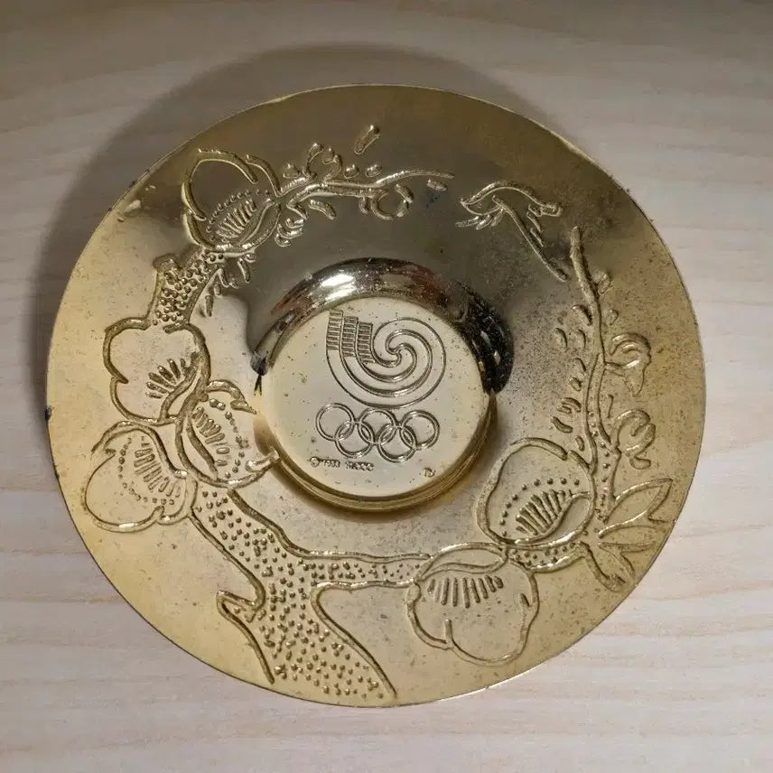 [BUNJANG] 1988 Seoul Olympics Commemorative Mini Metal Plate / 88올림픽 서울올림픽 금속 미니 접시
