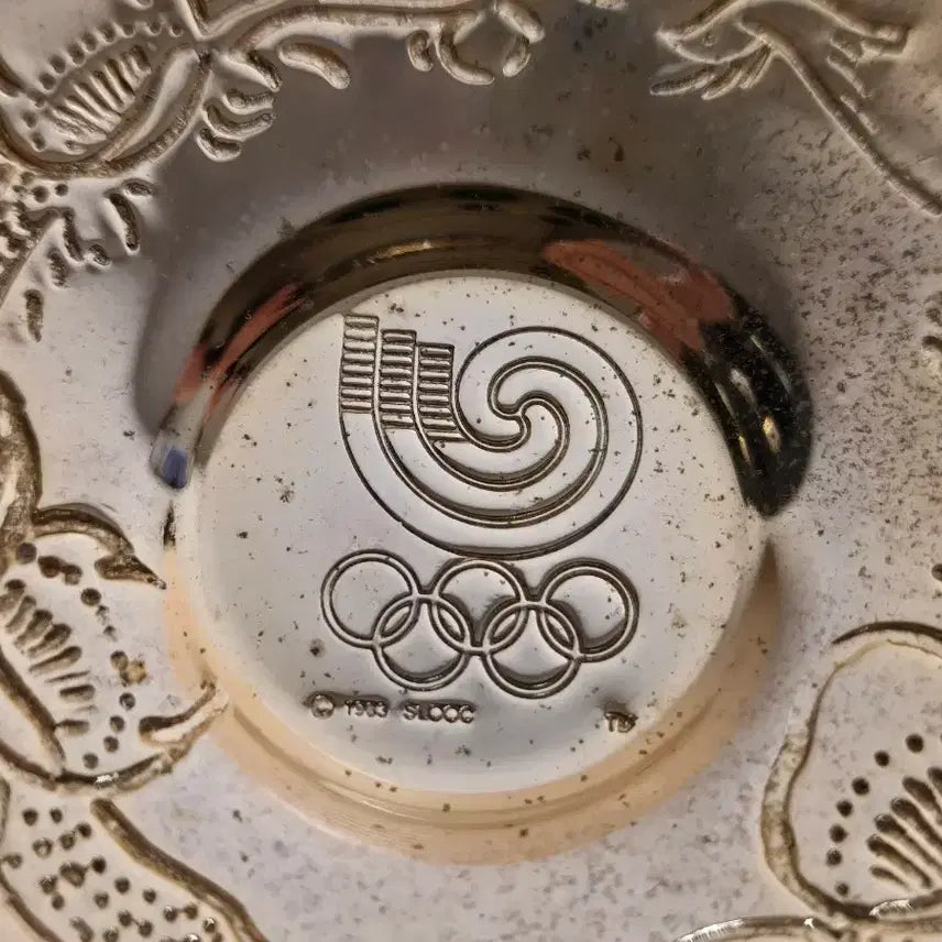 [BUNJANG] 1988 Seoul Olympics Commemorative Mini Metal Plate / 88올림픽 서울올림픽 금속 미니 접시