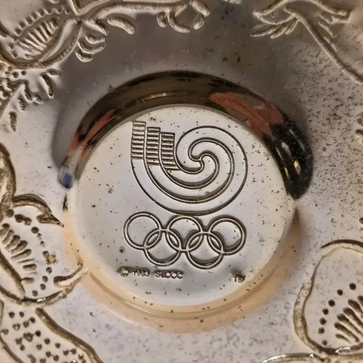 [BUNJANG] 1988 Seoul Olympics Commemorative Mini Metal Plate / 88올림픽 서울올림픽 금속 미니 접시