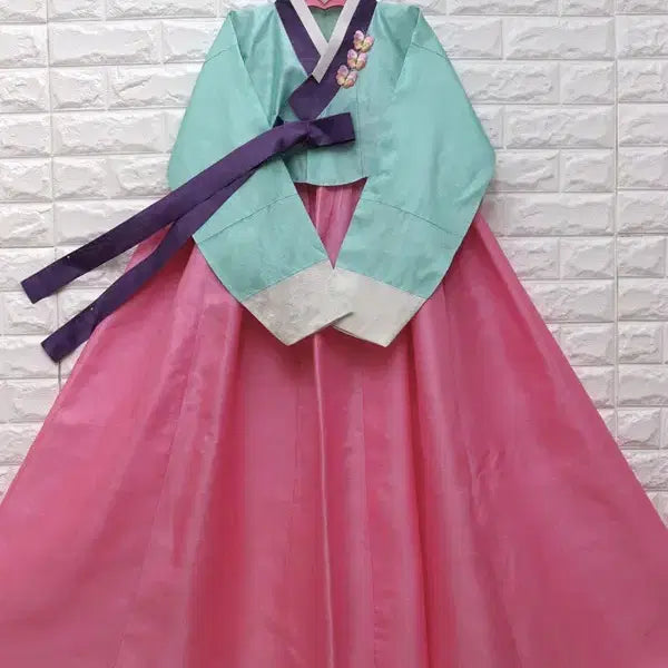 [BUNJANG] Traditional Silk Hanbok Dress / 본견 실크 명주 여성 한복 전통  명절 고전 고급한복 66 M 키165