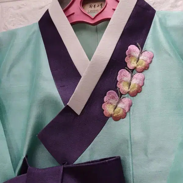 [BUNJANG] Traditional Silk Hanbok Dress / 본견 실크 명주 여성 한복 전통  명절 고전 고급한복 66 M 키165