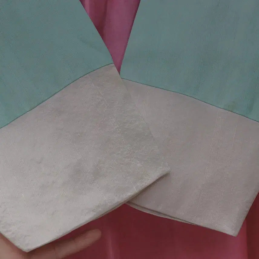 [BUNJANG] Traditional Silk Hanbok Dress / 본견 실크 명주 여성 한복 전통  명절 고전 고급한복 66 M 키165