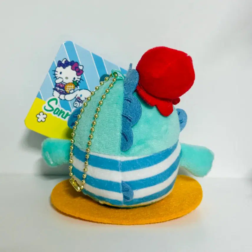 [BUNJANG] Sanrio Hangyodon Summer Surfing Doll Keyring / 산리오 한교동 여름 서핑 인형 키링
