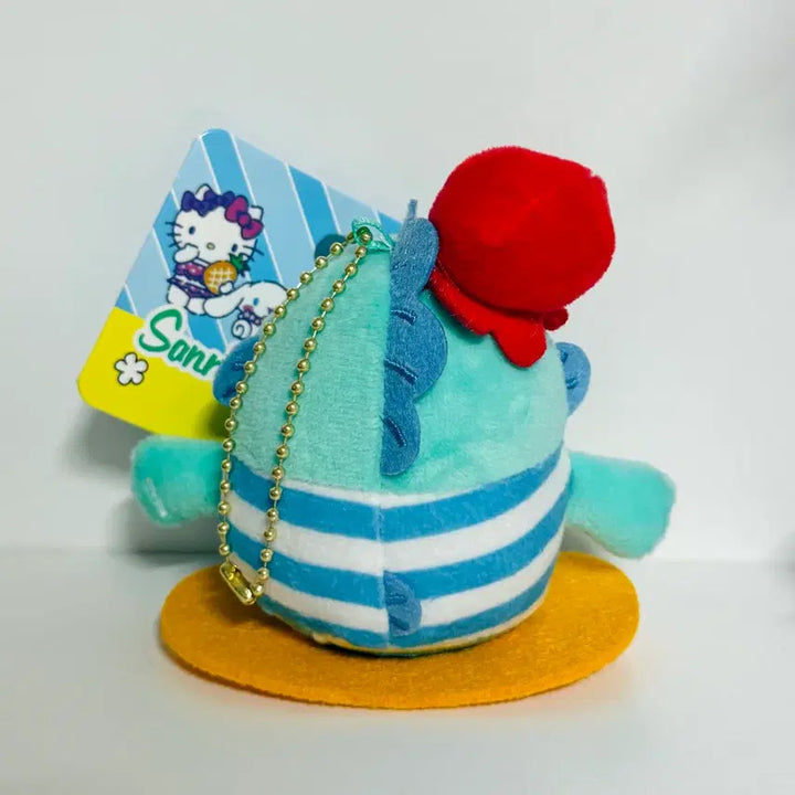 [BUNJANG] Sanrio Hangyodon Summer Surfing Doll Keyring / 산리오 한교동 여름 서핑 인형 키링