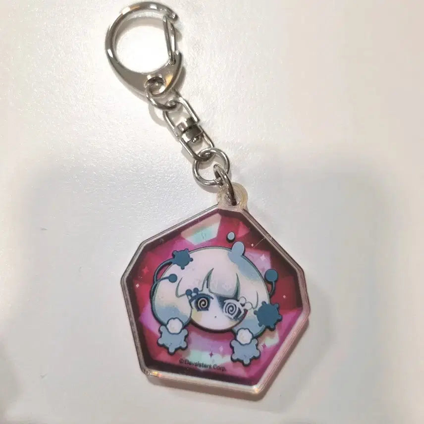 [BUNJANG] Cookie Run Pompon Dough Soulstone Acrylic Keychain / 쿠키런 폼폼도우 영혼석 아크릴 키링
