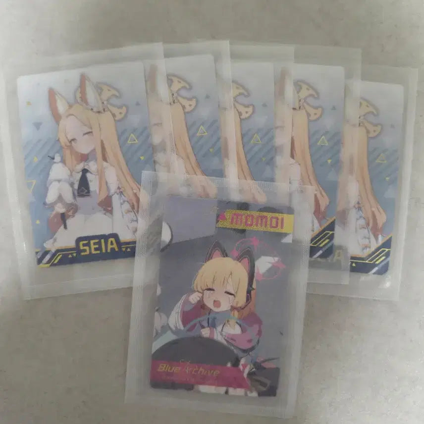 [SOLD OUT] 블루아카이브 웨하스 포토카드 일괄