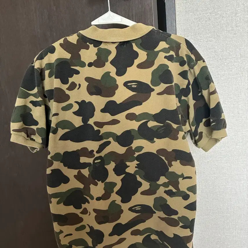 [BUNJANG] BAPE Camo Polo Shirt / 베이프 카모 카라티