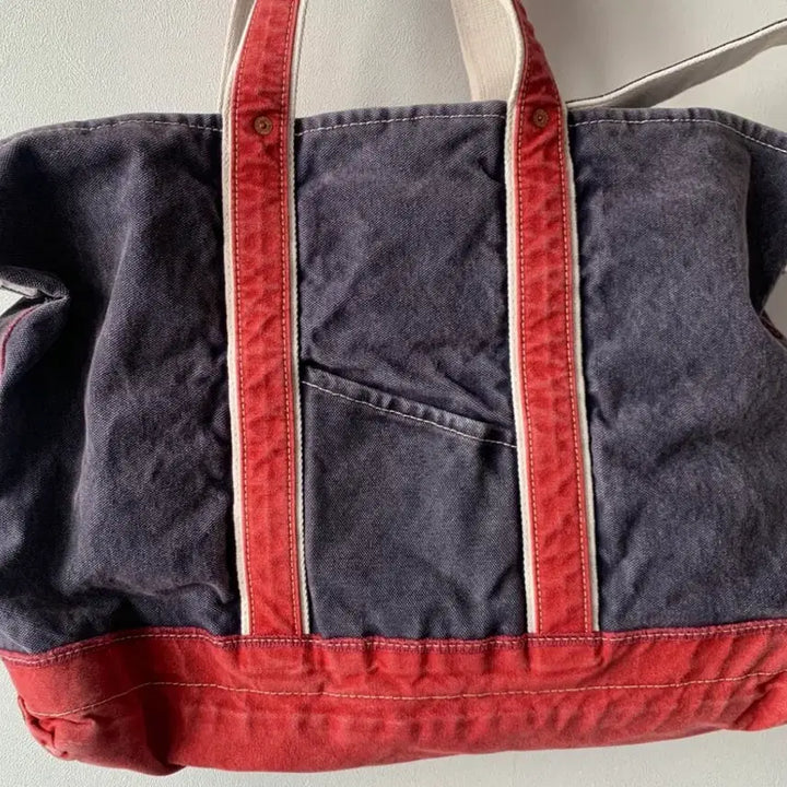 [BUNJANG] Niceness L.Lesh Navy Red Tote Bag / 택포) Niceness 24ss L.Lesh navy red 판매