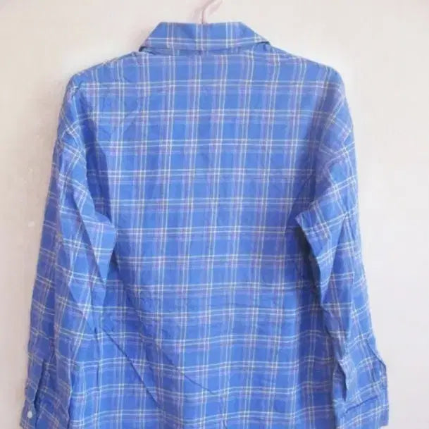 [SOLD OUT] 블루 체크 셔츠 (새옷)