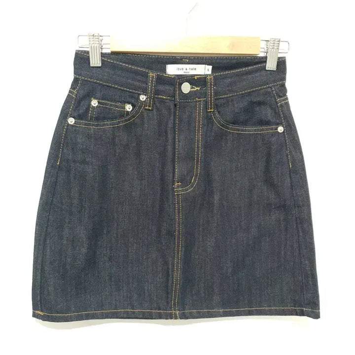 [BUNJANG] Raw Denim Mini Skirt S_S1718 / 생지 데님 미니 스커트 S_S1718