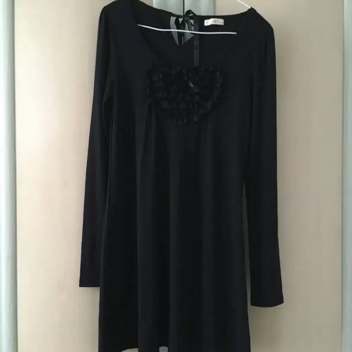 [BUNJANG] Vintage Black Lace Frill Blouse Dress / 일본빈티지 원피스 블라우스 레이스 프릴 슬립 블랙갸루 페어리 헤이세이