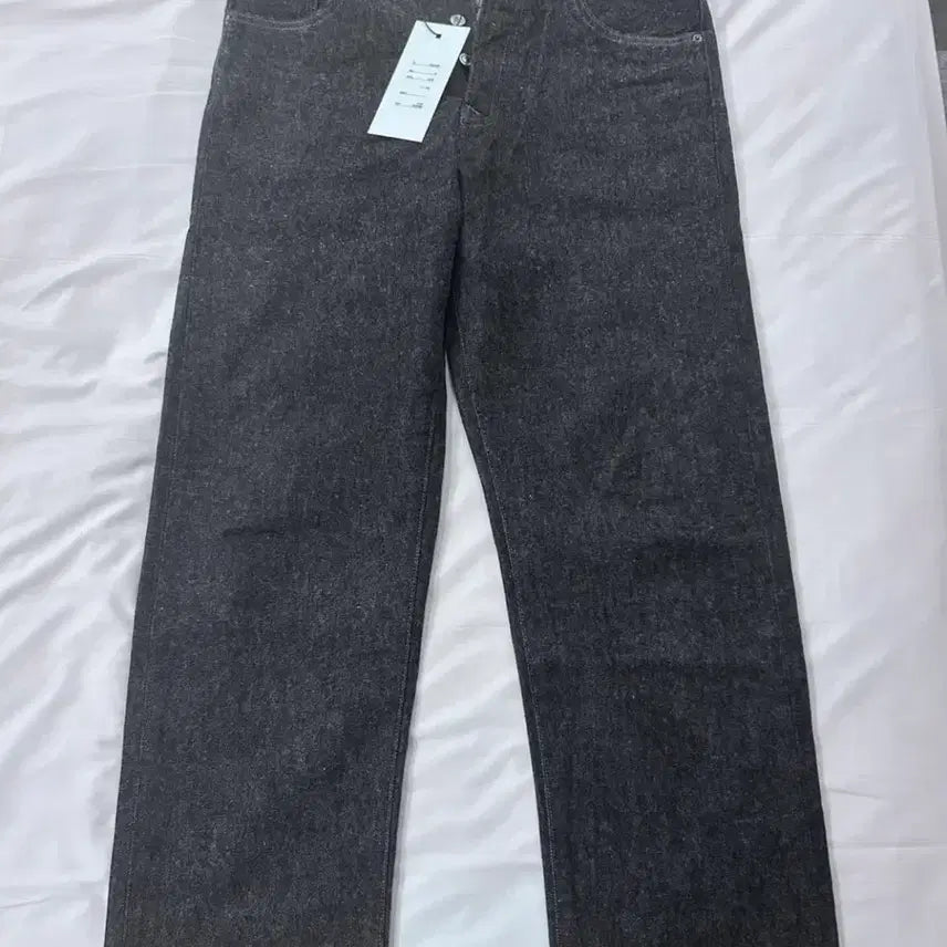 [BUNJANG] Apresse Black Washed Denim Pants 32 / 아프레쎄 블랙 워시드 데님 팬츠 32