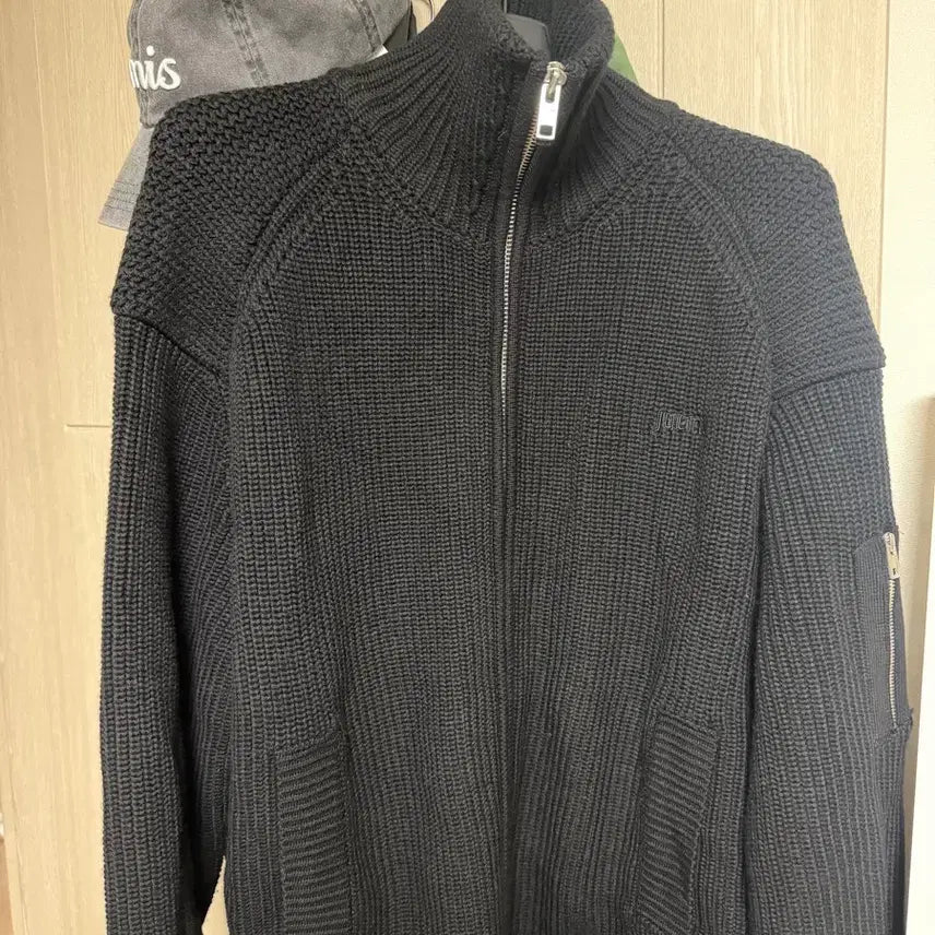 [BUNJANG] Juun.J High Neck Knit Zip-up / 준지25fw 하이넥(S) 니트 집업 판매합니다.