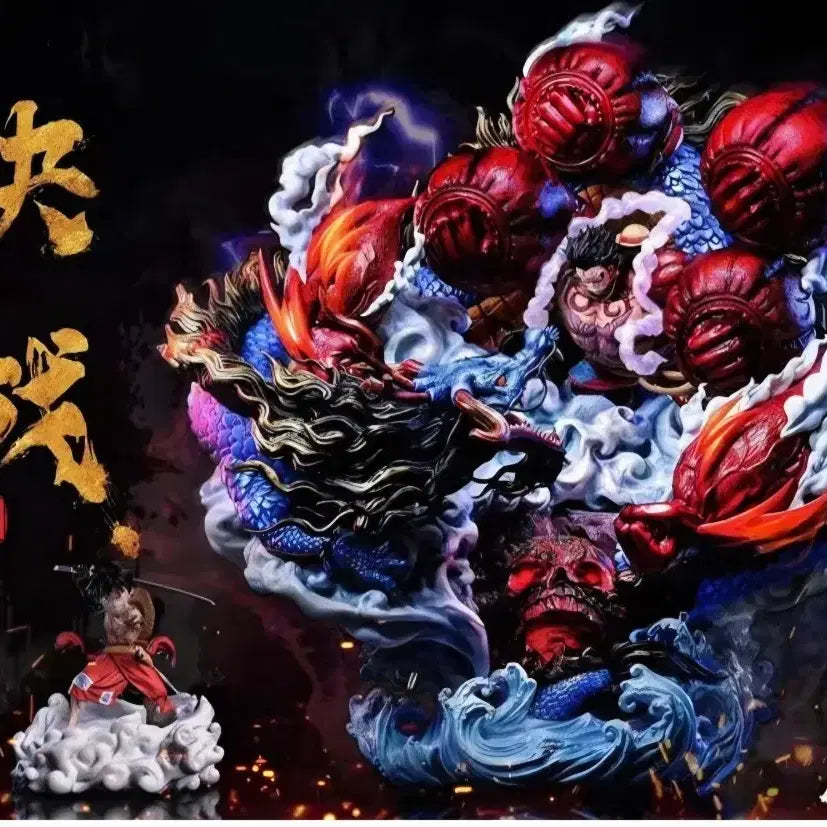 [BUNJANG] MR J Studio Luffy vs Kaido Resin Figure / MR J STUDIO 루피VS카이도우 레진(원피스 레진)
