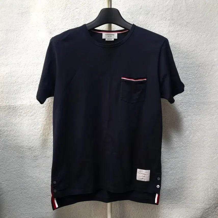 [BUNJANG] Thom Browne Pocket Short Sleeve T-Shirt / [정품] 3 / 톰브라운 포켓 반팔티