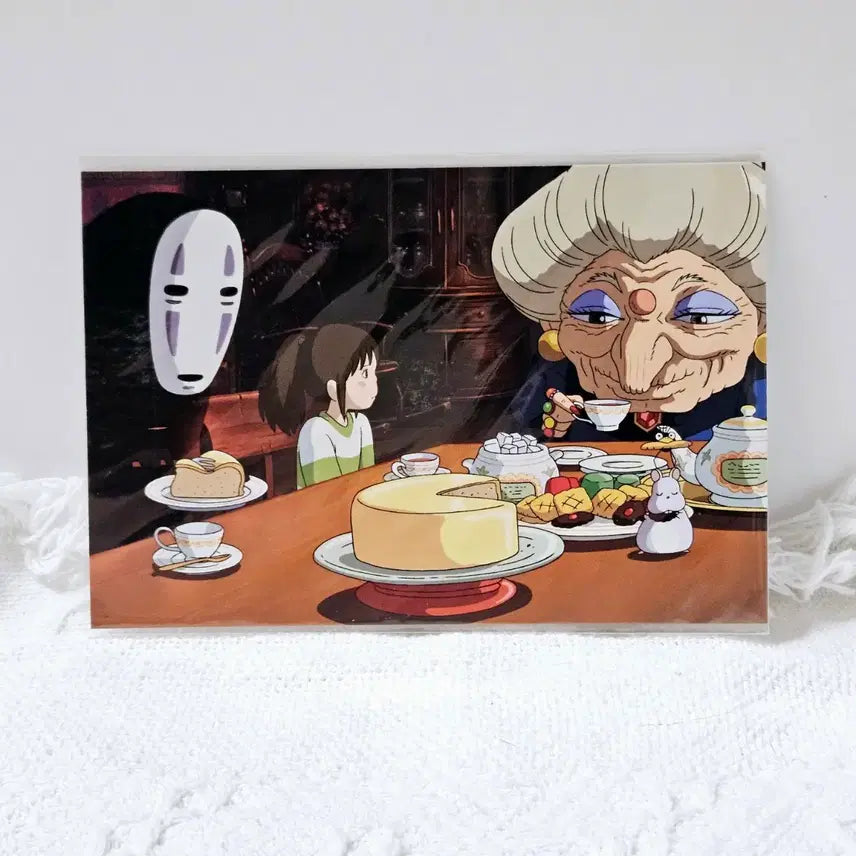 [SOLD OUT] 지브리 정품 센과 치히로의 행방불명 엽서 4장