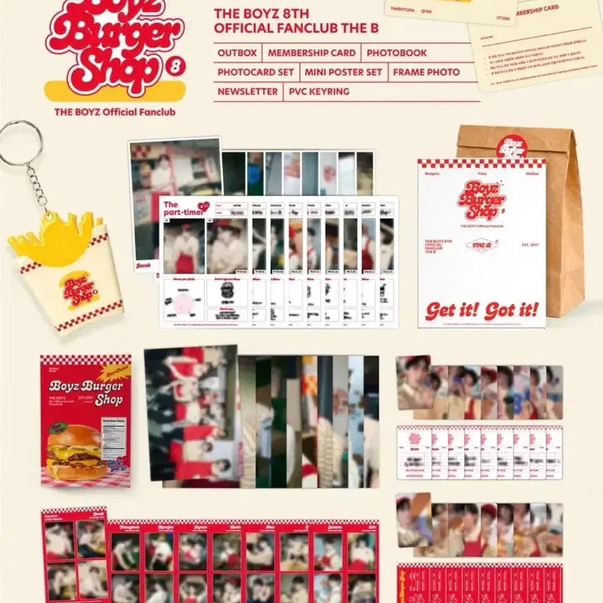 [BUNJANG] The Boyz 8th Official Fanclub Kit / (미개봉) 더보이즈 8TH 팬클럽 키트