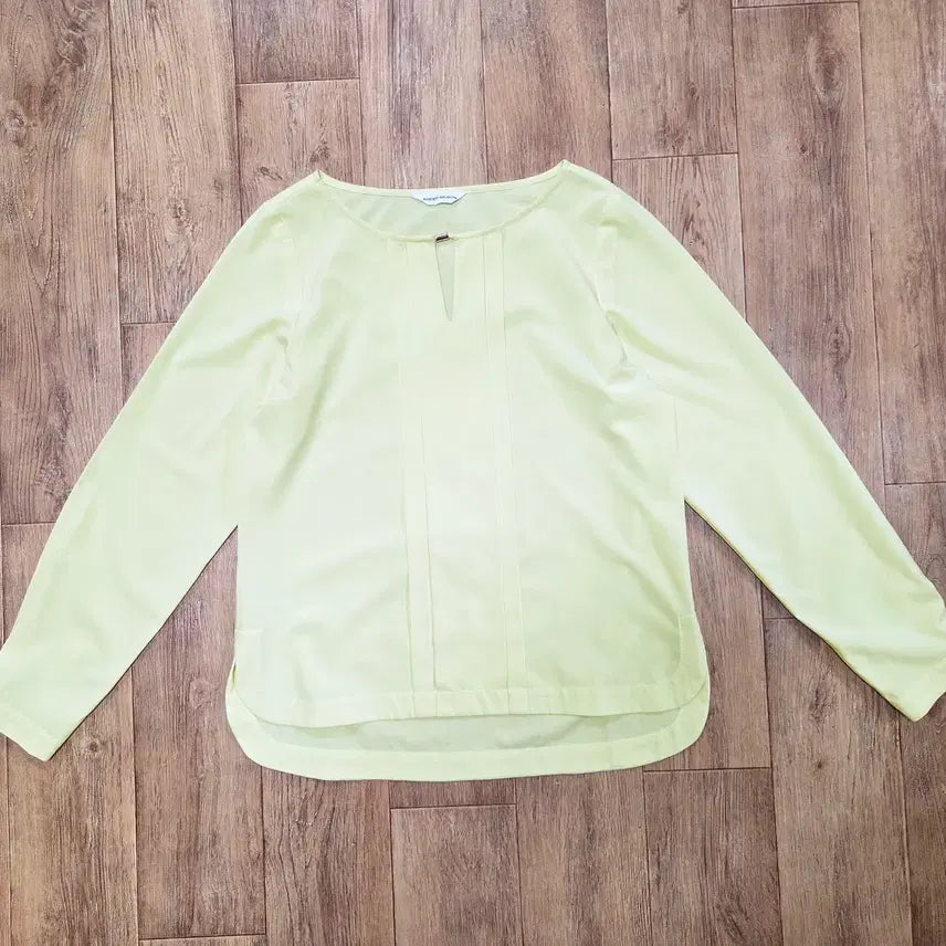 [BUNJANG] kinder salmon Yellow Blouse / 킨더살몬(kinder salmon) 블라우스 55-66