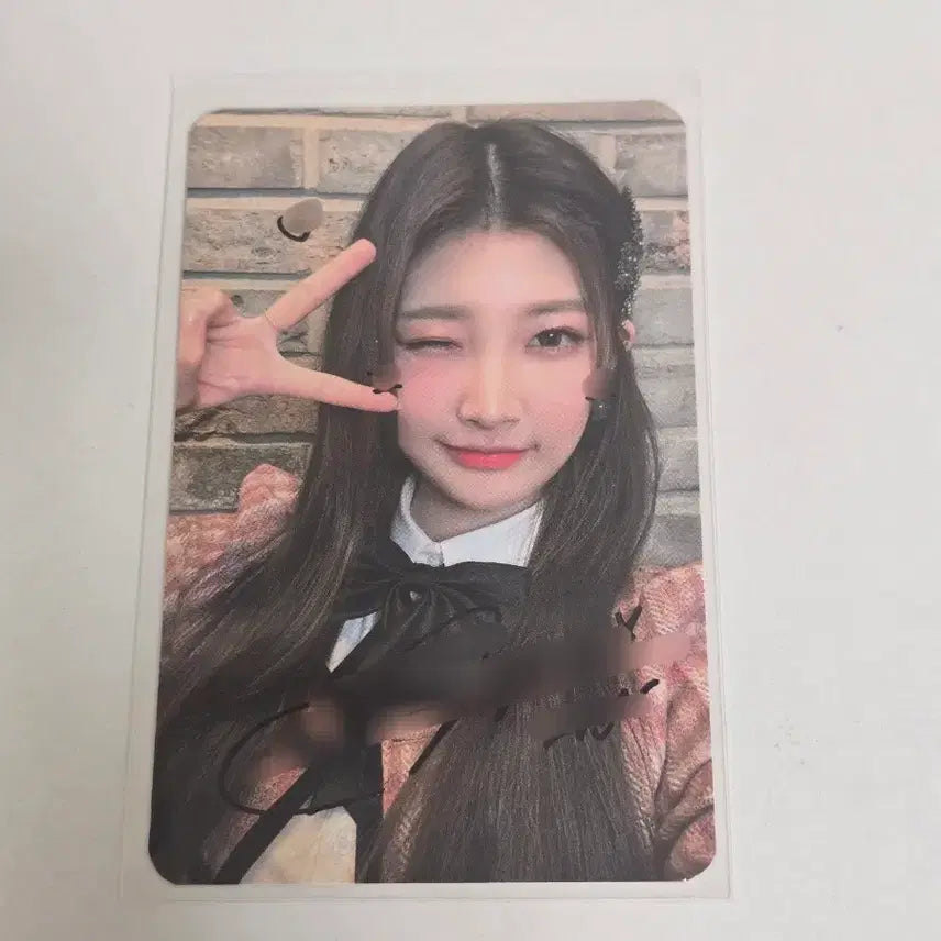 [SOLD OUT] wooah 우아 민서 싸인 포카 포토카드 양도