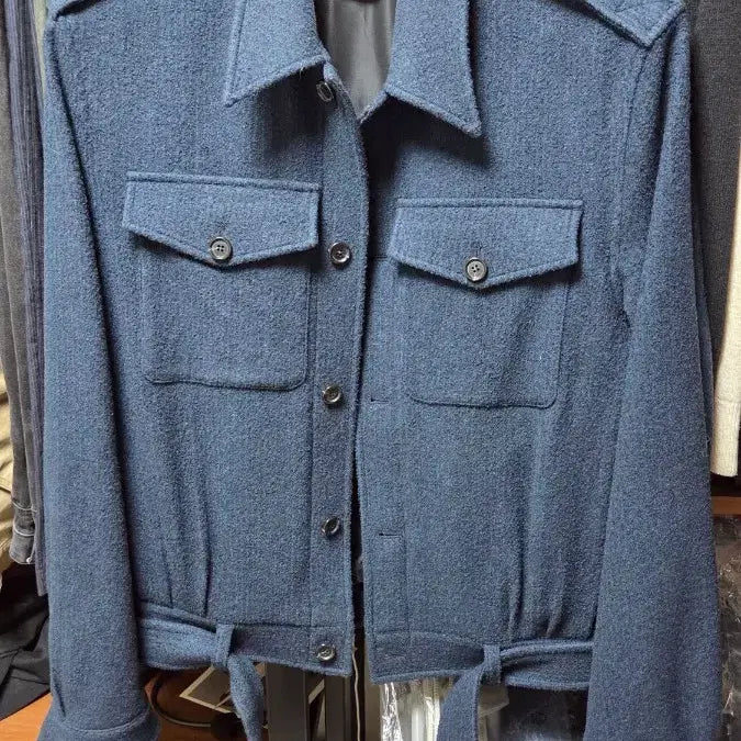 [BUNJANG] Toniq Week Wool Boucle Officer Jacket / [M] 토니웩 울 부클 오피서 자켓