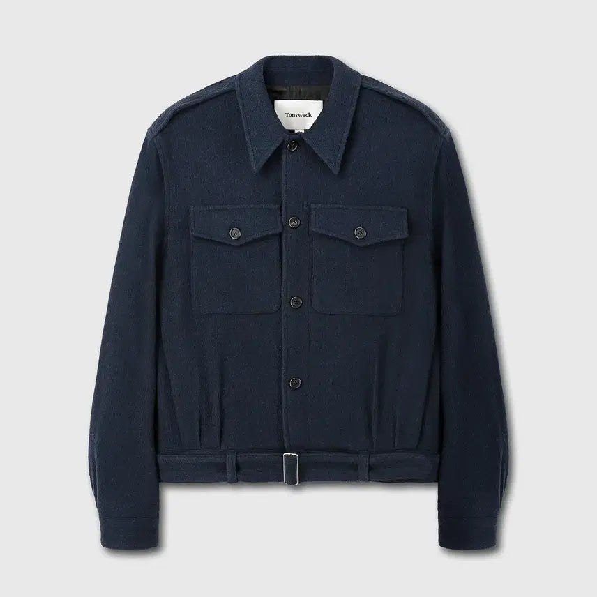 [BUNJANG] Toniq Week Wool Boucle Officer Jacket / [M] 토니웩 울 부클 오피서 자켓