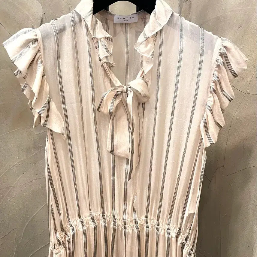 [SOLD OUT] 산드로 시스루 롱원피스 55