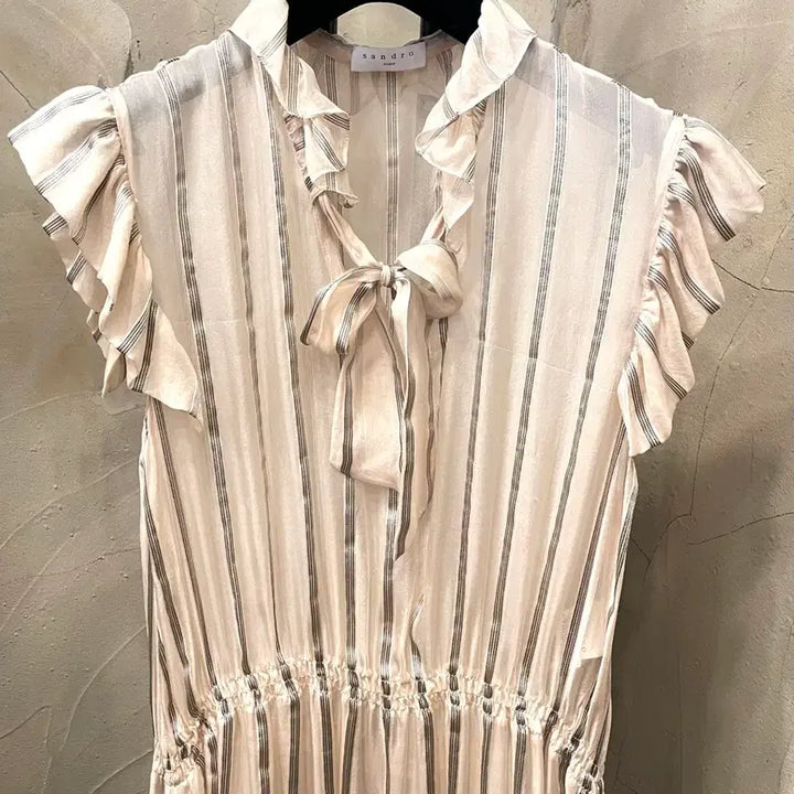 [SOLD OUT] 산드로 시스루 롱원피스 55