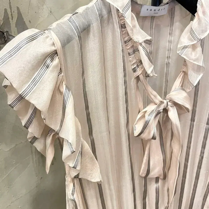 [SOLD OUT] 산드로 시스루 롱원피스 55