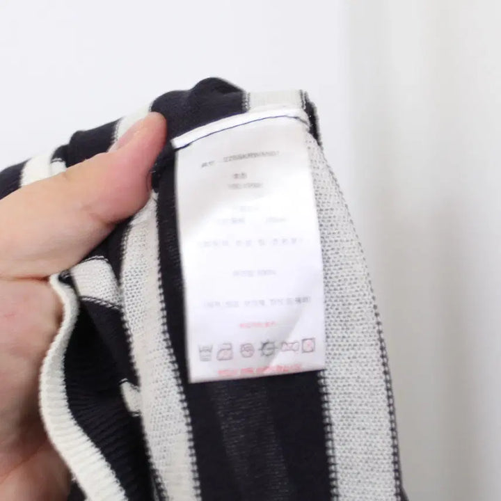 [BUNJANG] Karl Lagerfeld Long Cardigan (88) - Black Stripe / [정품] 칼라거펠트 여성 프리미엄 여름 롱 가디건 (88) 상상샵