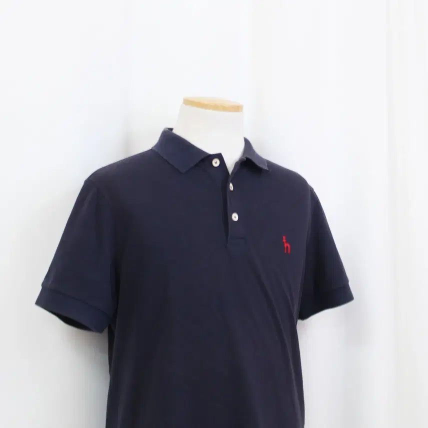 [SOLD OUT] [정품] 헤지스 남성 캐주얼 반팔 카라넥 피케 티셔츠 (100) 상상샵