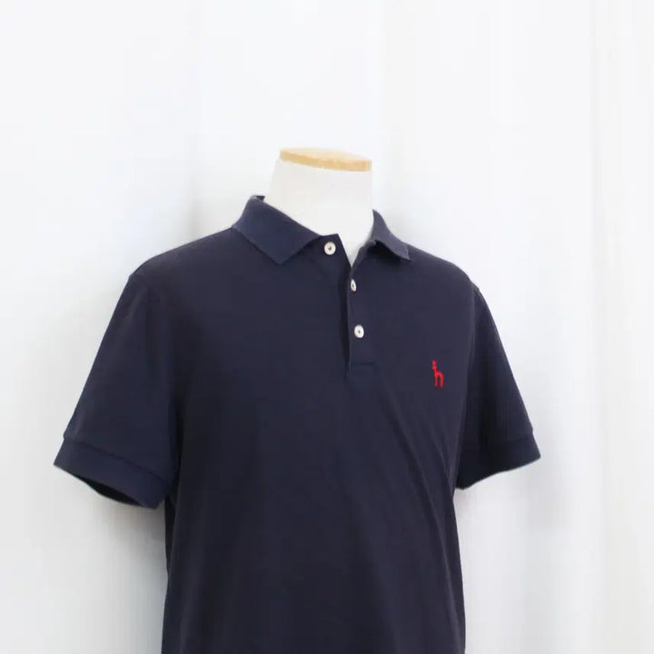 [SOLD OUT] [정품] 헤지스 남성 캐주얼 반팔 카라넥 피케 티셔츠 (100) 상상샵