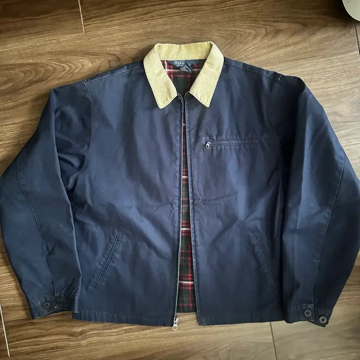[BUNJANG] Polo Ralph Lauren Detroit Work Jacket Navy Large / 90s 빈티지 폴로 랄프로렌 디트로이트 워크자켓 네이비 라지