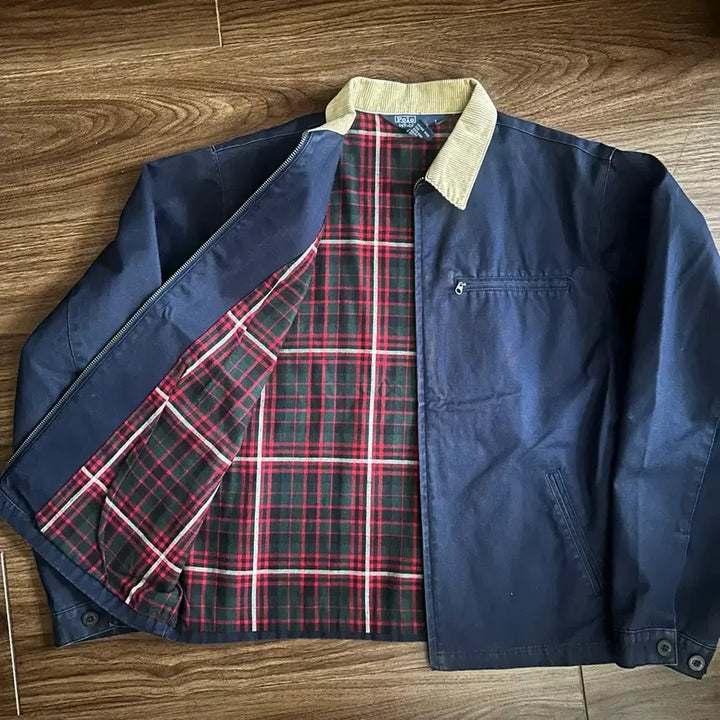 [BUNJANG] Polo Ralph Lauren Detroit Work Jacket Navy Large / 90s 빈티지 폴로 랄프로렌 디트로이트 워크자켓 네이비 라지